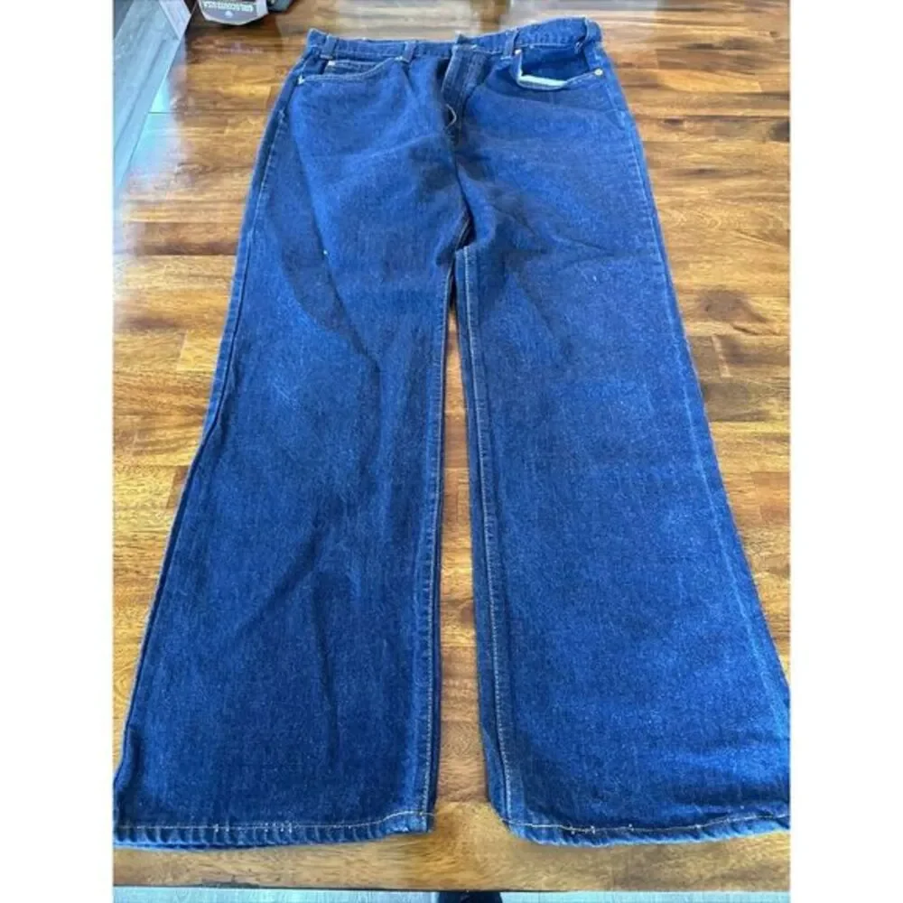 Vintage 80's LEVI'S Orange Tab‎ Blue Jeans Men's Size 38x31 SF 207
